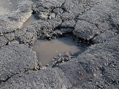 Pothole Vicarage Road