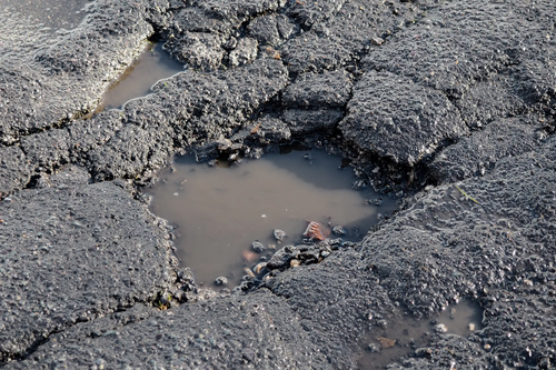 Pothole Vicarage Road