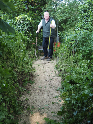 Top Town Path with Cllr Peter Harris